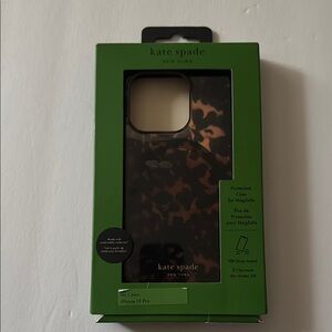 kate spade Tortoise iPhone 15 Pro Case